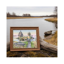 Siuvinėjimo kryželiu rinkinys "Sala" 25*18,5 cm RTOM1085