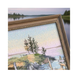 Siuvinėjimo kryželiu rinkinys "Sala" 25*18,5 cm RTOM1085