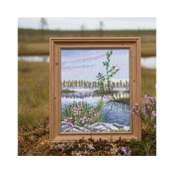 Kreuzstich-Set „Hochmoor-Heidelandschaft“ 21*25 cm RTOM1063