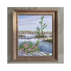 Kreuzstich-Set „Hochmoor-Heidelandschaft“ 21*25 cm RTOM1063