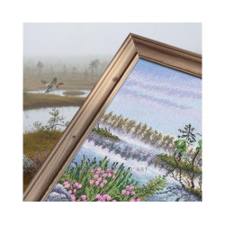 Kreuzstich-Set „Hochmoor-Heidelandschaft“ 21*25 cm RTOM1063