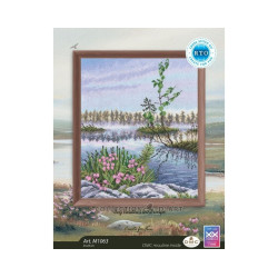 Kreuzstich-Set „Hochmoor-Heidelandschaft“ 21*25 cm RTOM1063