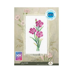 Kreuzstich-Set "Nelke" 6*13 cm RTOEH386