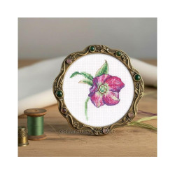 Kreuzstichpackung "Christrose" 8,5*9,5 cm RTOEH385