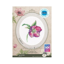 Kreuzstichpackung "Christrose" 8,5*9,5 cm RTOEH385