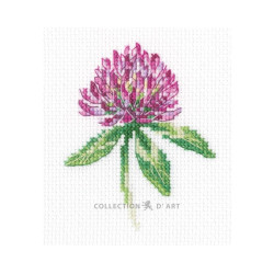 Kreuzstich-Set "Klee" 7,5*9 cm RTOEH384