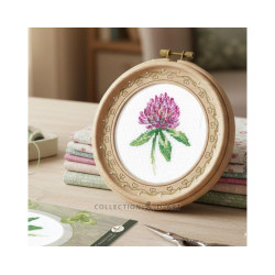 Kreuzstich-Set "Klee" 7,5*9 cm RTOEH384