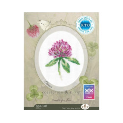 Kreuzstich-Set "Klee" 7,5*9 cm RTOEH384