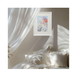 Kreuzstich-Kits "Dame mit Blume" 17,5*26 cm RTOM1094