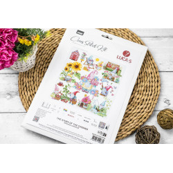 Cross Stitch Kit "The Story of the Gnomes" 30 x 30 cm SB7060