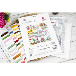 Cross Stitch Kit "The Story of the Gnomes" 30 x 30 cm SB7060