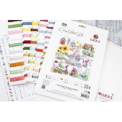 Cross Stitch Kit "The Story of the Gnomes" 30 x 30 cm SB7060
