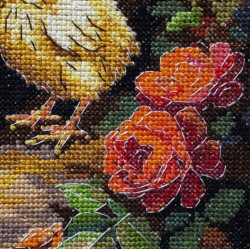 Cross-stitch kit "Hen in the Yard" 23 х 30 cm AAH-326