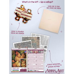 Cross-stitch kit "Hen in the Yard" 23 х 30 cm AAH-326