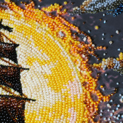 Main Bead Embroidery Kit "Under a Blazing Sun" 22 x 33 cm AAB-976