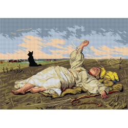 Printed Gobelin "after Jozef Chelmonski - Indian Summer" 50x70 cm SA3635