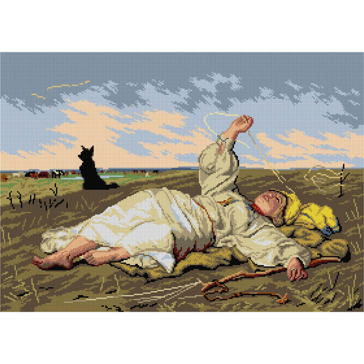 Printed Gobelin "after Jozef Chelmonski - Indian Summer" 50x70 cm SA3635