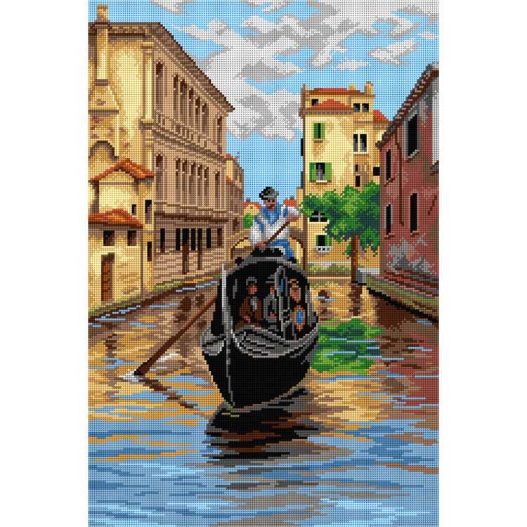 Printed Gobelin "after Antonietta Brandeis - Venetian Gondola" 40x60 cm SA3630