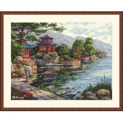 Cross stitch kit "Silent Bell" 40x31 cm SK301
