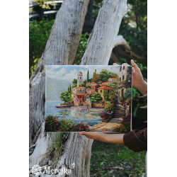 Cross stitch kit "Coastal Gardens" 31x40 SK297