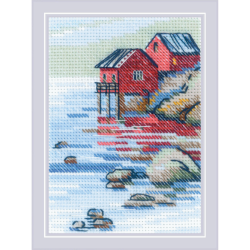 Cross Stitch Kit "By the Lake" 27x13 cm SR2328