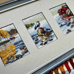 Cross Stitch Kit "By the Lake" 27x13 cm SR2328