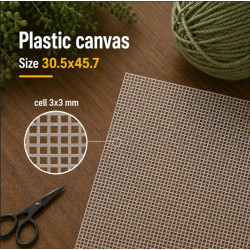 Plastikiniskanvasbaltas30.5x45.7cmA2107