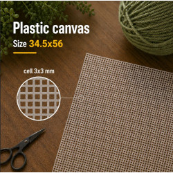 Plastikinis tinklas Skaidrus 34,5x56 cm A2105