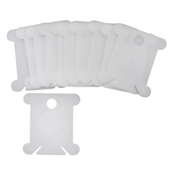 Plastic floss bobbins 37x40mm 40pcs A2100