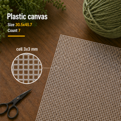 Plastikiniskanvasbaltas30.5x45.7cmA2107