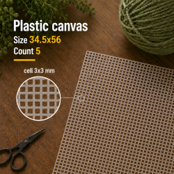 Plastikinis tinklas Skaidrus 34,5x56 cm A2105