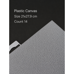Plastic canvas Clear 21x27.9 cm 14 A2114