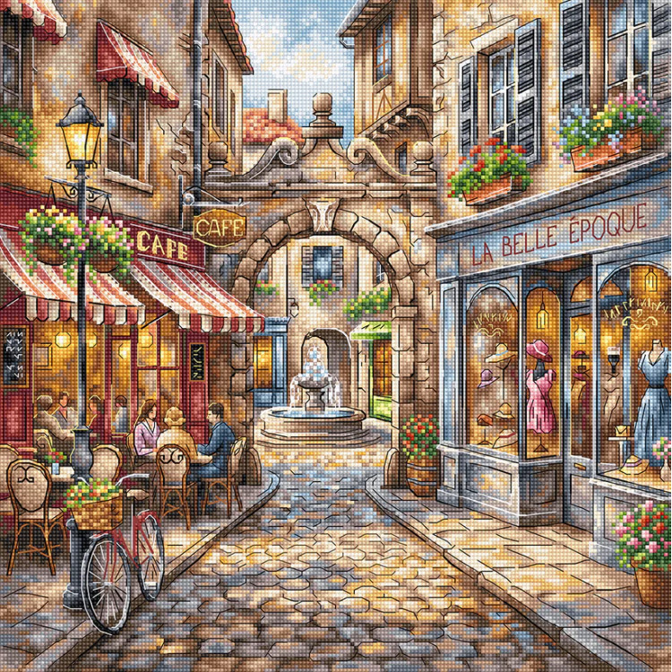 Cross stitch kit  "La Belle Epoque'' AVA-P096