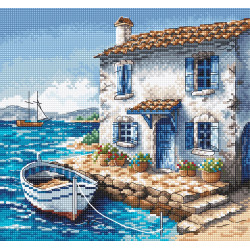Cross stitch kit  "The Fisherman's Corner'' AVA-P103
