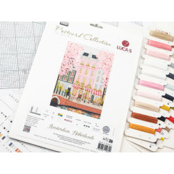Cross Stitch Kit Amsterdam, Netherlands 17.5x26 cm SBPK01