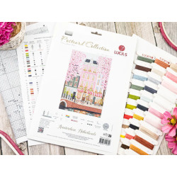 Cross Stitch Kit Amsterdam, Netherlands 17.5x26 cm SBPK01