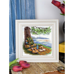 Kreuzstich-Set "Tourist Stop" 16*16 cm SNV-957