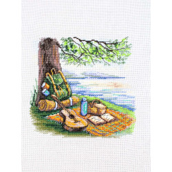 Kreuzstich-Set "Tourist Stop" 16*16 cm SNV-957