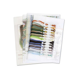 Kreuzstich-Set "Tourist Stop" 16*16 cm SNV-957