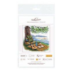 Kreuzstich-Set "Tourist Stop" 16*16 cm SNV-957