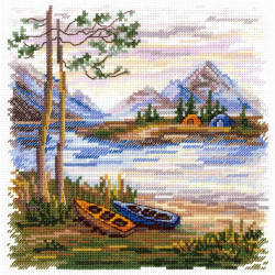 Kreuzstich-Set "Übernachtung in der Natur" 16*16 cm SNV-956