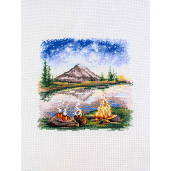 Kreuzstich-Set "Unter dem Sternenhimmel" 16*16 cm SNV-955