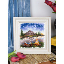 Kreuzstich-Set "Unter dem Sternenhimmel" 16*16 cm SNV-955