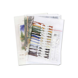 Kreuzstich-Set "Unter dem Sternenhimmel" 16*16 cm SNV-955