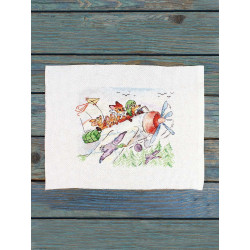 Kreuzstich-Set "Fliegen wir nach Süden" 15*20 cm SM-1250