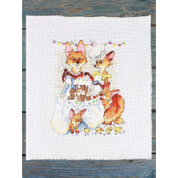 Kreuzstich-Set "Festliches Abendessen" 15*20 cm SM-1249