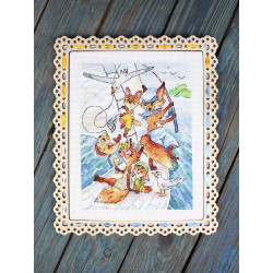 Kreuzstich-Set "Seereise" 20*16 cm SM-1248