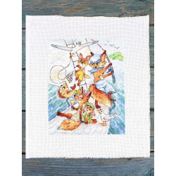 Kreuzstich-Set "Seereise" 20*16 cm SM-1248