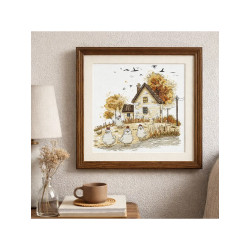 Kreuzstich-Set "Herrinnen des Hofes" 22,5 x 21 cm SANH-08