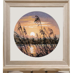 Kreuzstich-Set "Abendstille" 25×25 cm S1732